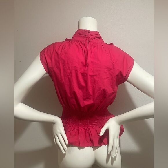 Zara poplin top with bow and Stretchy waist  Size XS - Picture 4 of 10